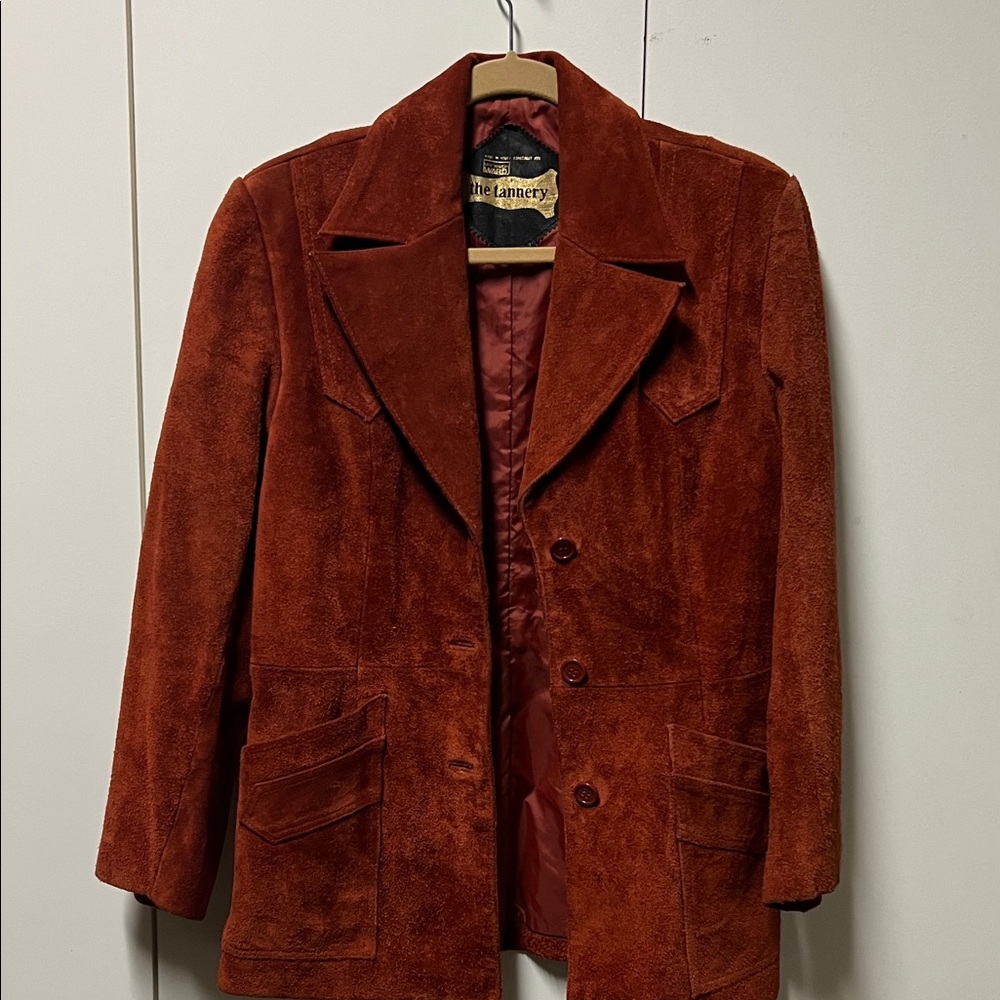 Rust Suede Jacket